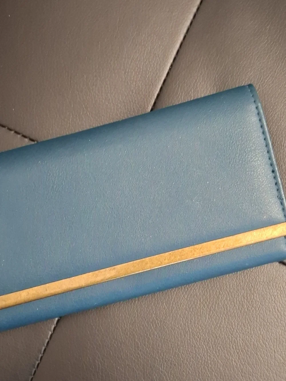 Black Zip Wallet with Interior Card Slots